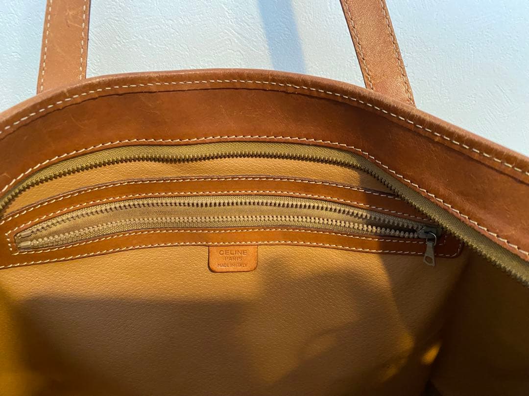 celine セリーヌ トートバッグ マカダム柄 トリオンフ PVCレザー大容量