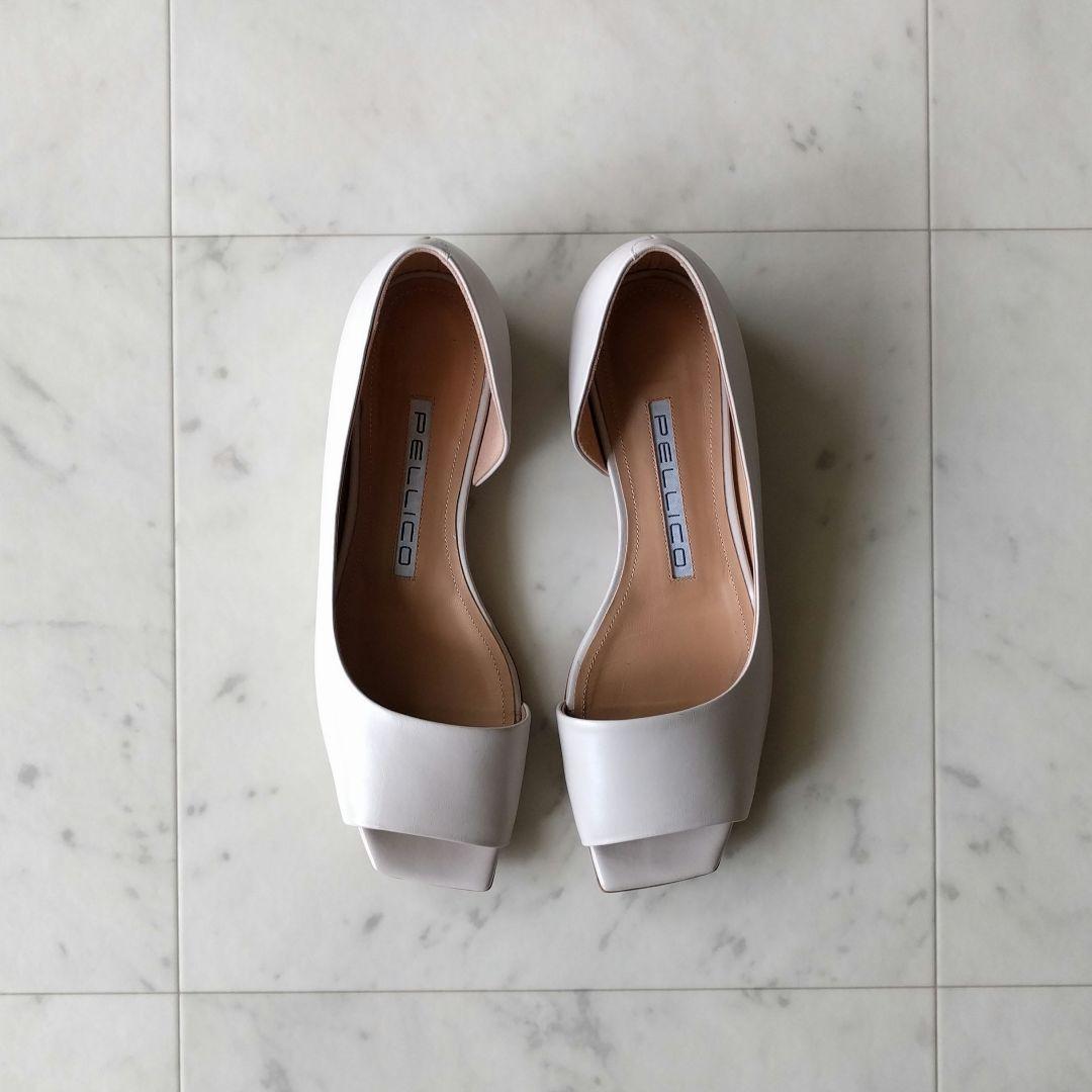 PELLICO ペリーコ　オープン トゥ フラット パンプス