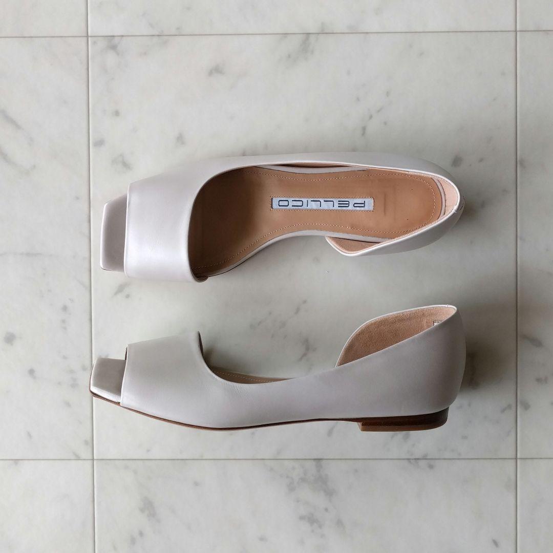 PELLICO ペリーコ　オープン トゥ フラット パンプス