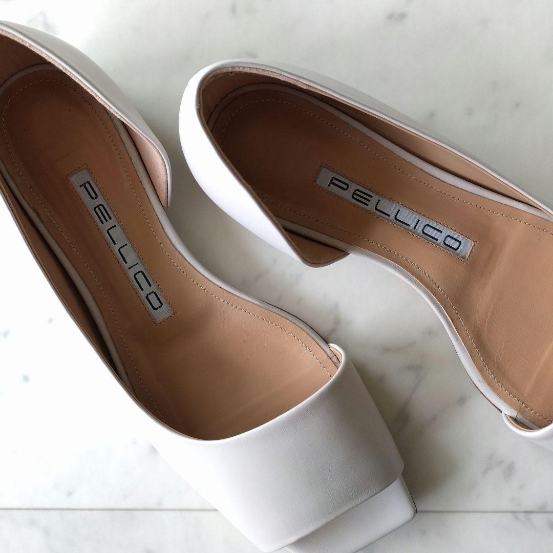 PELLICO ペリーコ　オープン トゥ フラット パンプス