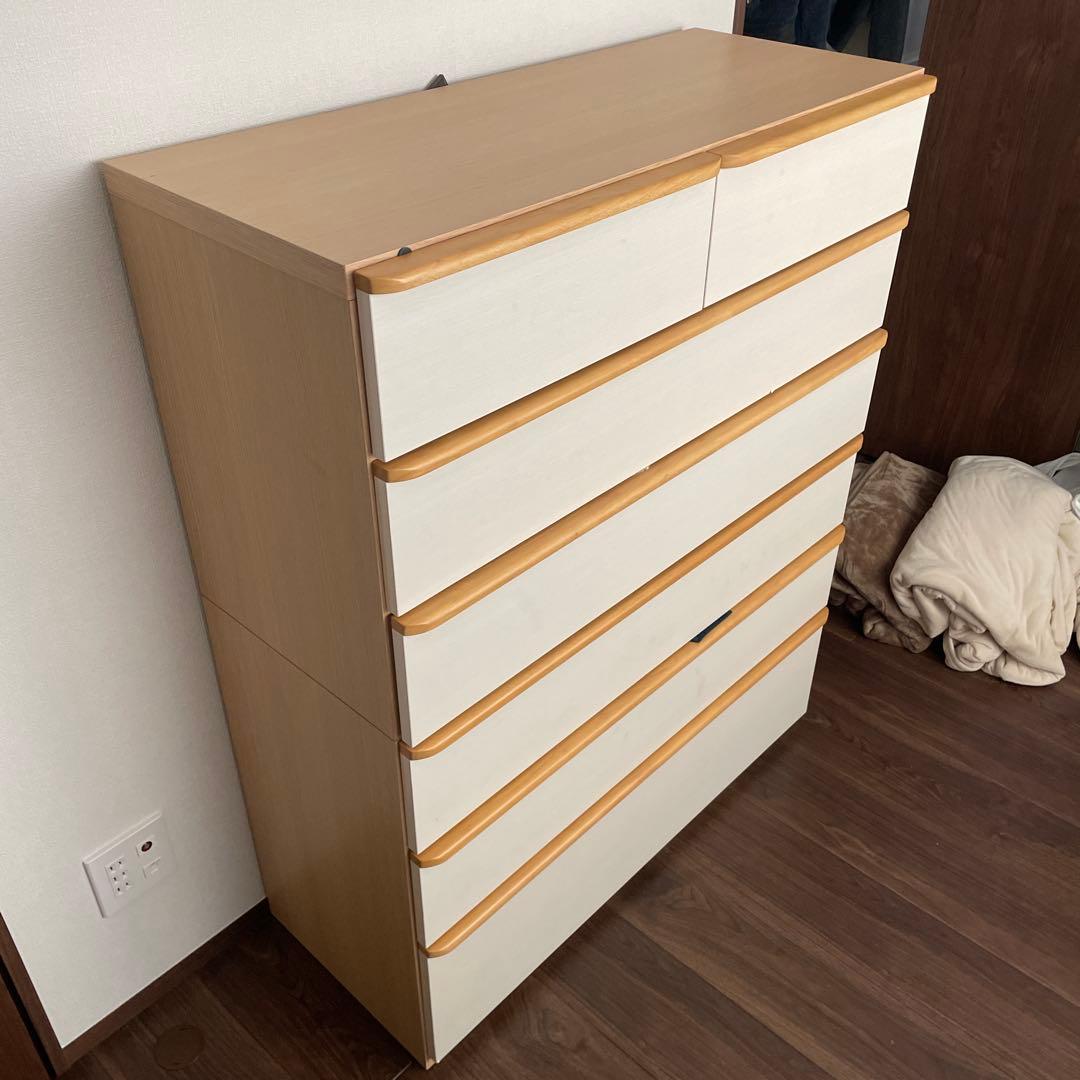 ニトリ　タンス　ハイチェスト　６段