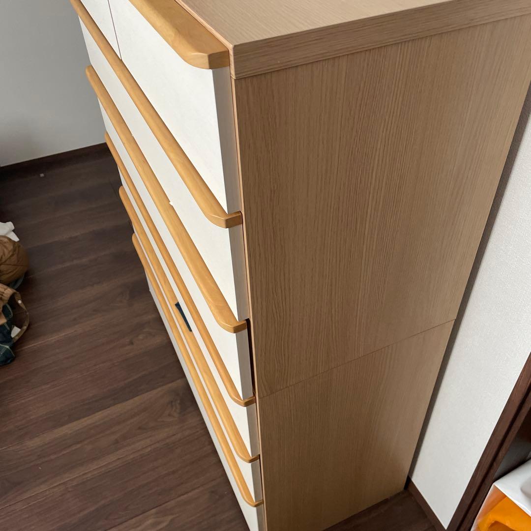 ニトリ　タンス　ハイチェスト　６段