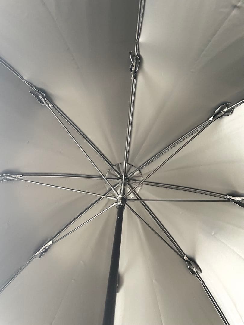 芦屋ロサブラン　100%完全遮光晴雨兼用まミドルシングルフリル55cm