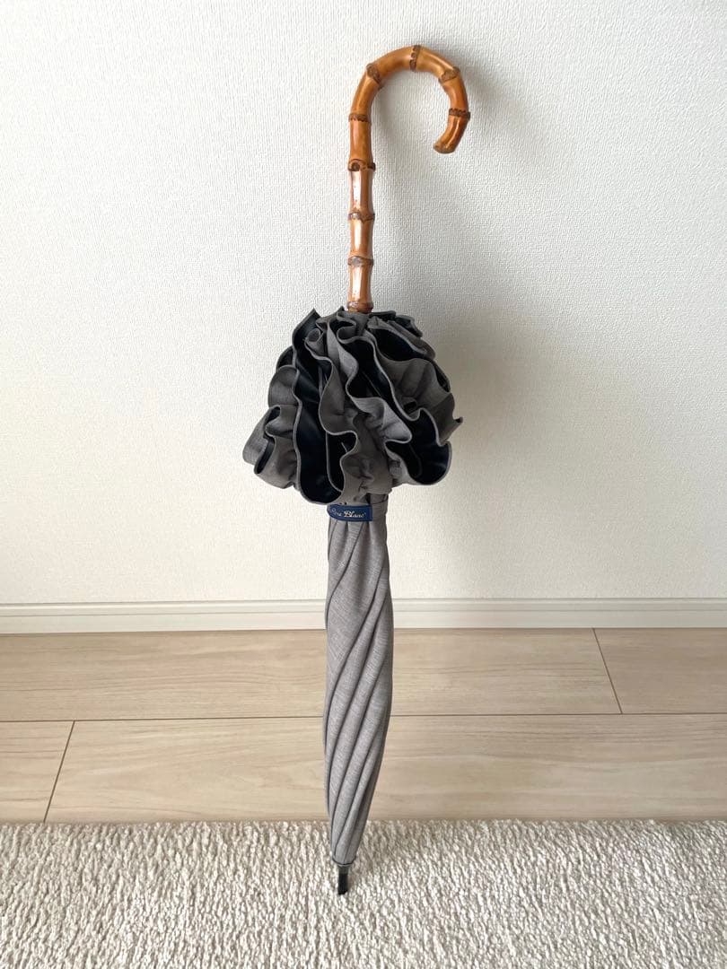 芦屋ロサブラン　100%完全遮光晴雨兼用まミドルシングルフリル55cm