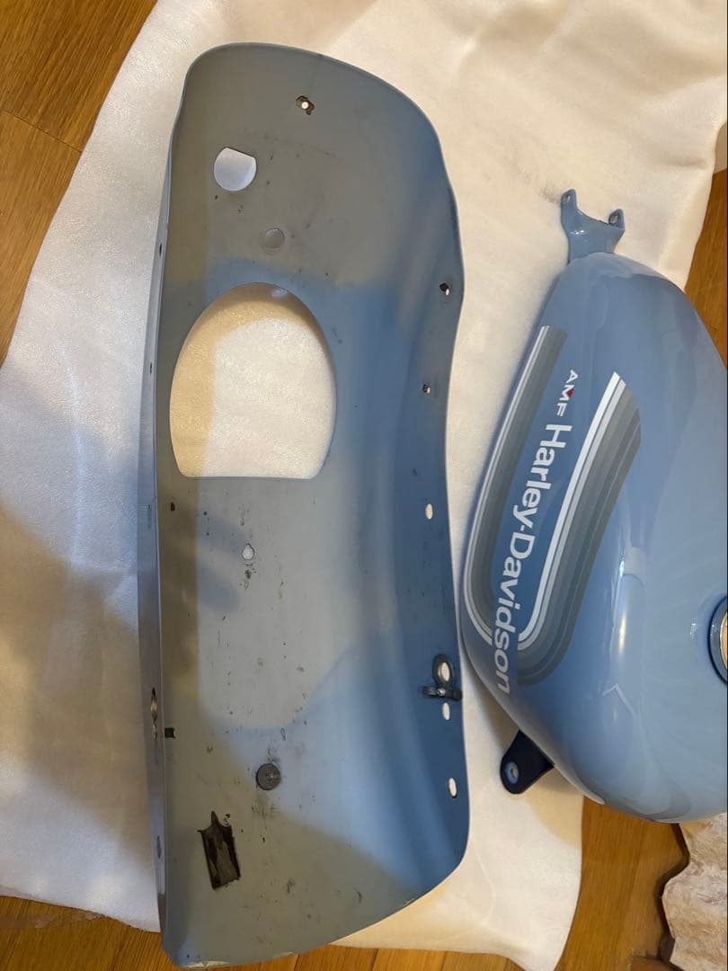 スポーツスター07〜タンク・リアフェンダーセット　カスタムペイント