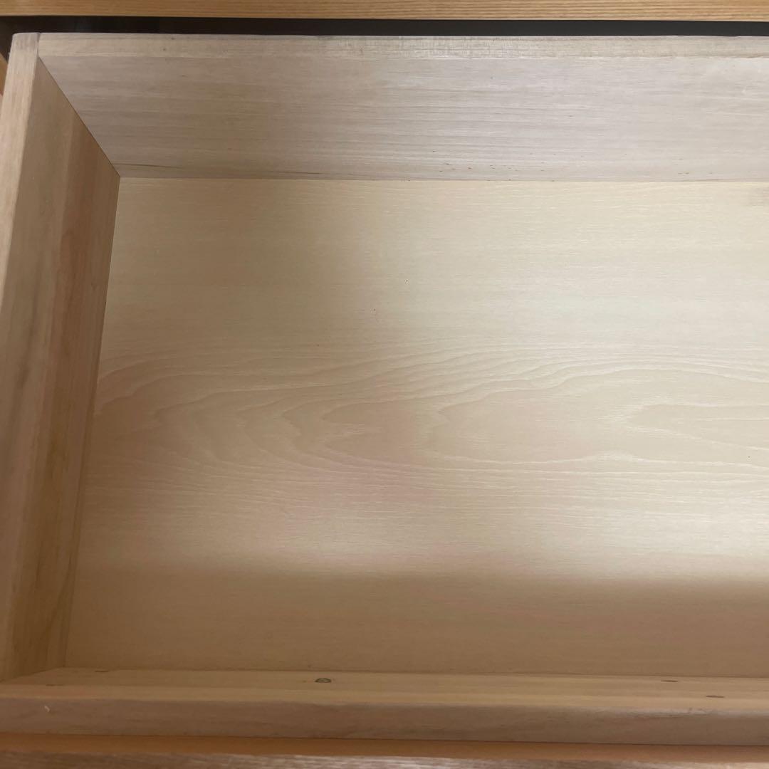 廃盤品のため早い者勝ち❗️無印良品　ナチュラルウッド 3段チェスト　箪笥