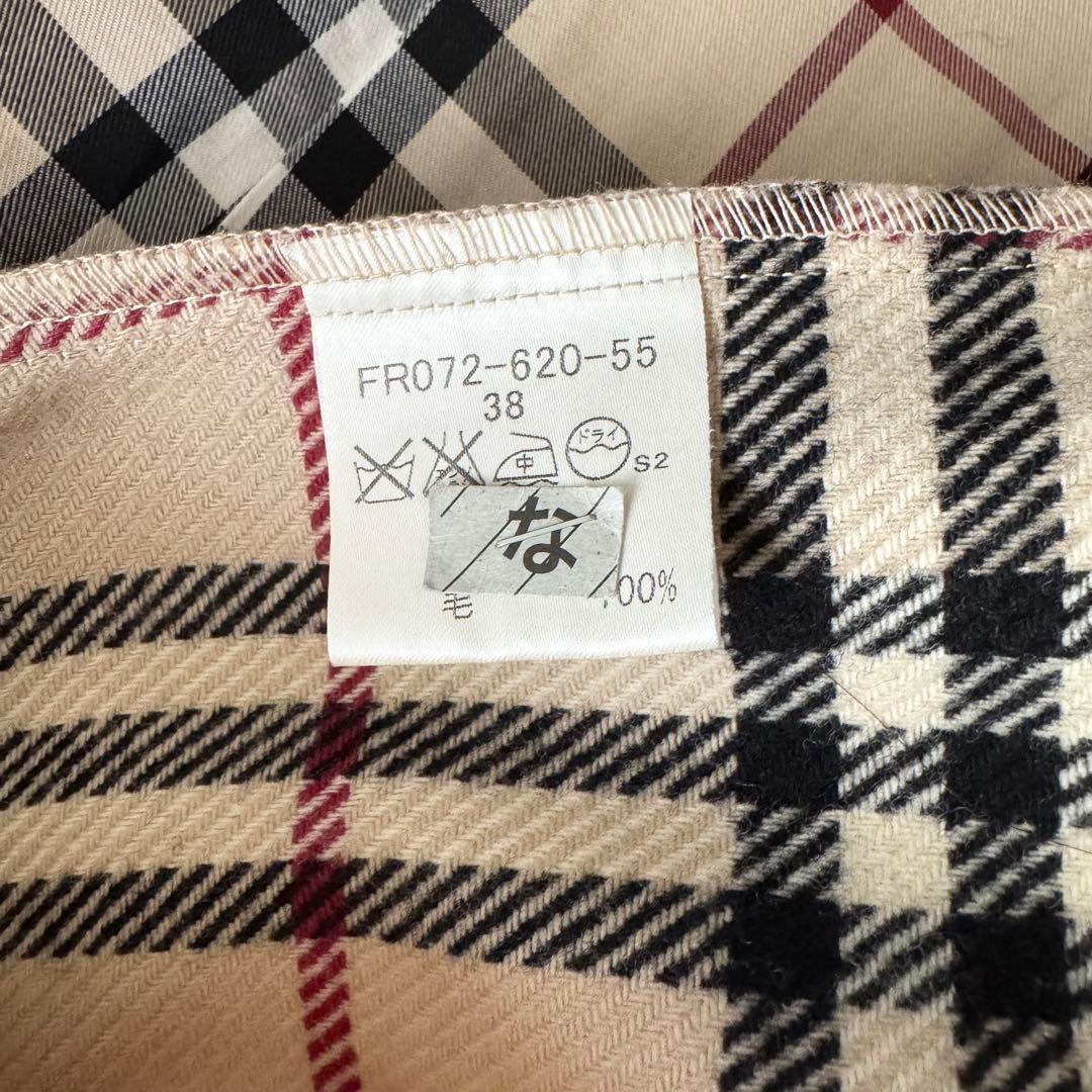 バーバリーロンドン　トレンチコート　ノバチェック　ライナー　ベージュ　38