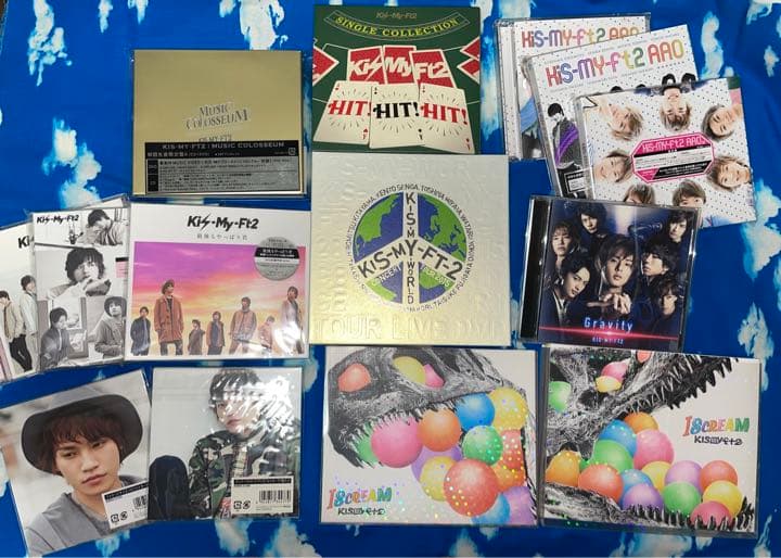 キスマイ CD グッズ 団扇 会報 Kis-My-Ft2 ペンライト