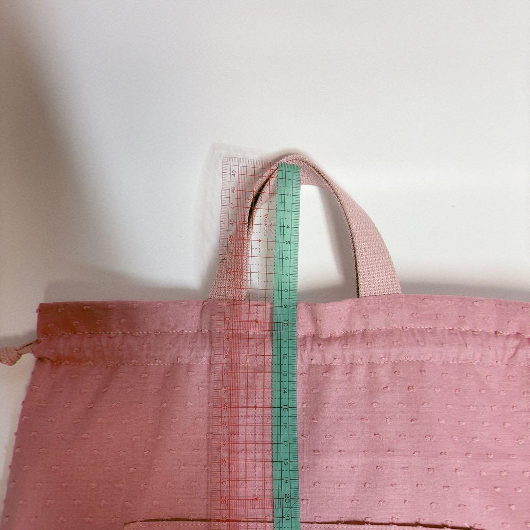 みっき様　ヌビ　ハート　キルト　レッスンバッグ　上履き袋　体操着袋　ハンドメイド