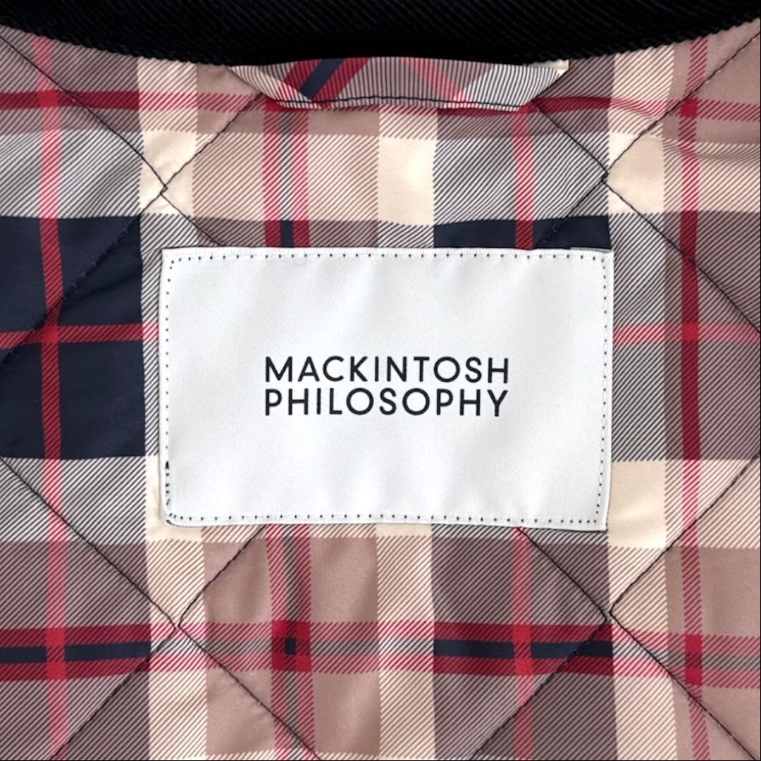 マッキントッシュフィロソフィー　キルティング ロングコート　S M ロイトン
