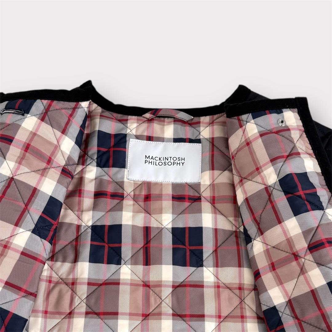 マッキントッシュフィロソフィー　キルティング ロングコート　S M ロイトン