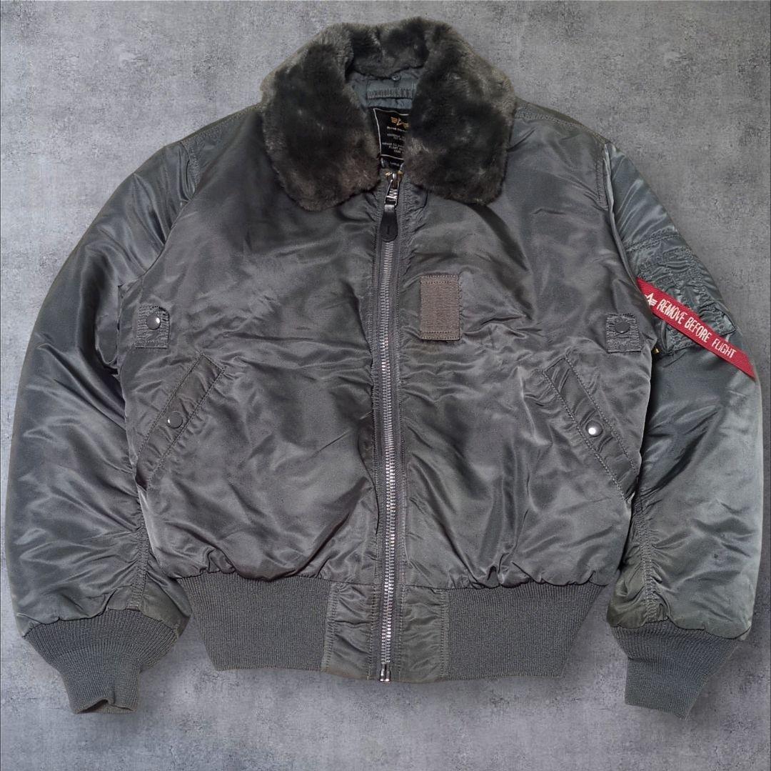 アルファインダストリーズ B-15 USスペック フライトジャケット L 短丈