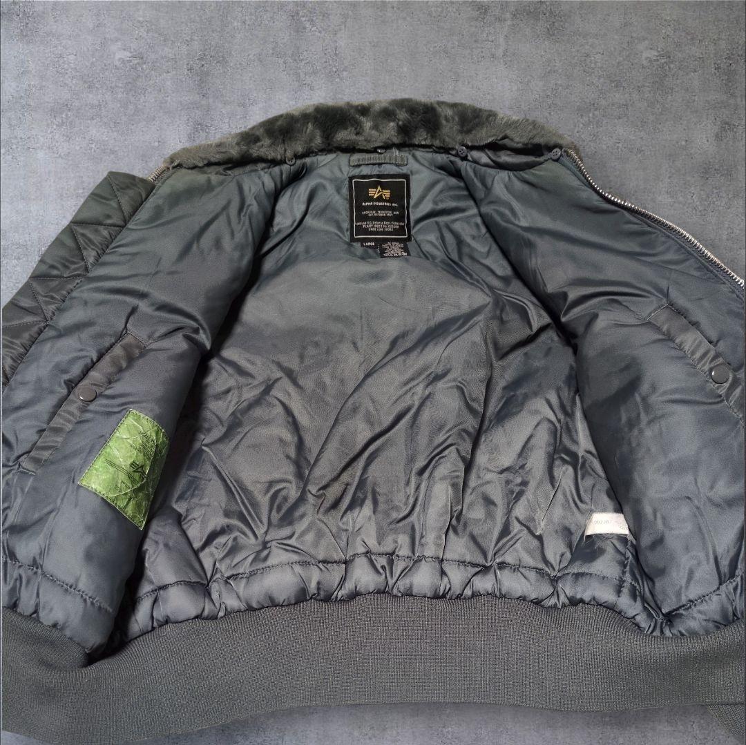 アルファインダストリーズ B-15 USスペック フライトジャケット L 短丈