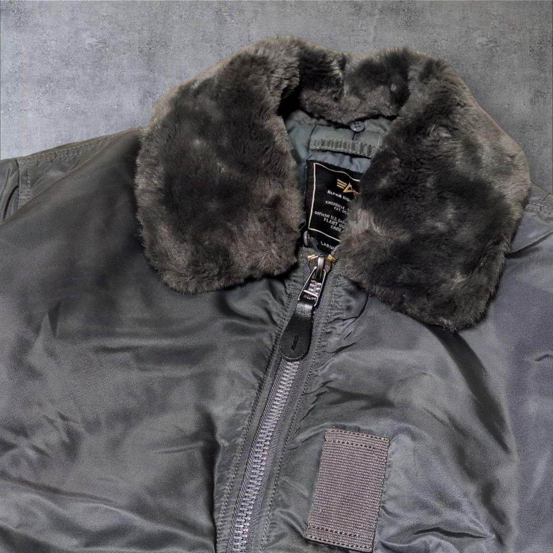 アルファインダストリーズ B-15 USスペック フライトジャケット L 短丈