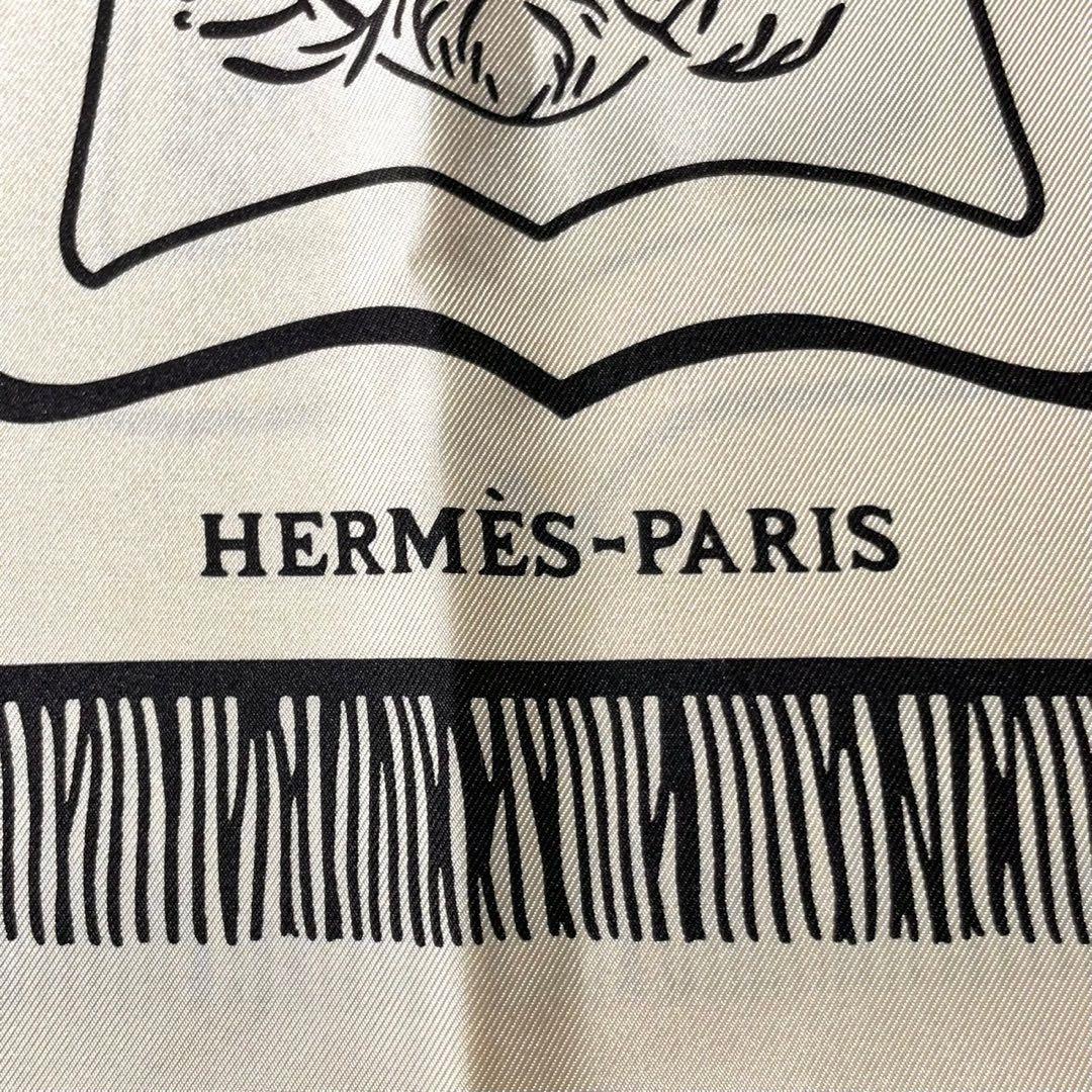 未使用・24年新作　エルメス　カレH 80 サーベル飾袋　フリンジ　スカーフ