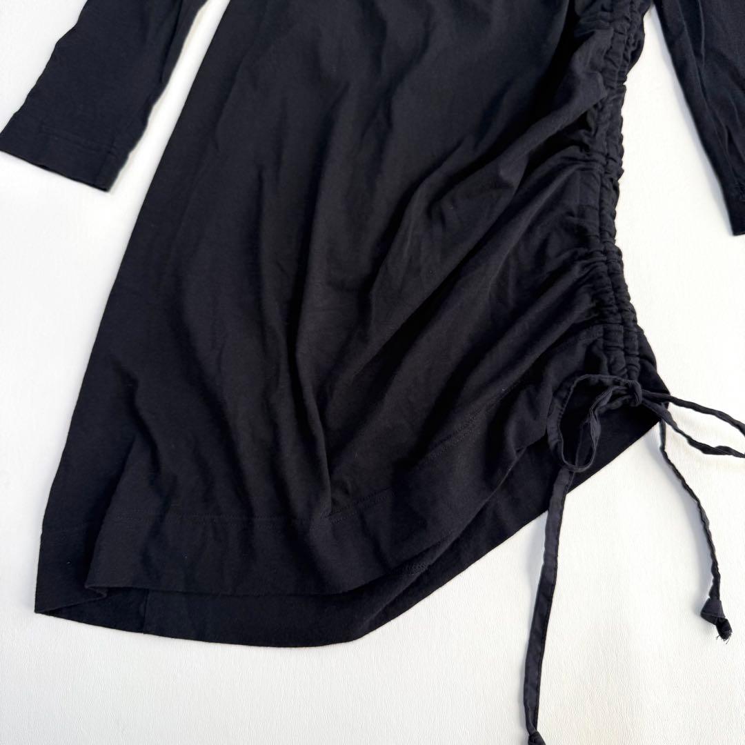 【ヴィヴィアンウエストウッド】アシンメトリーワンピース（M）リッププリント　黒