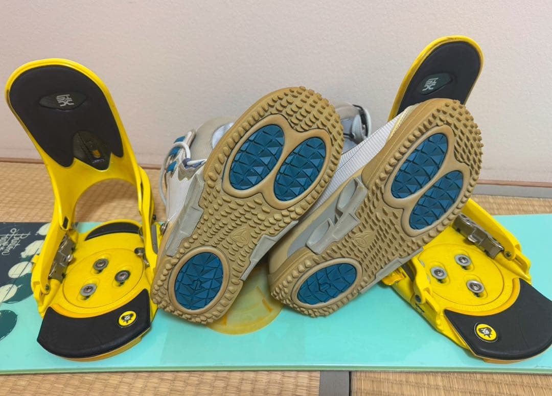 希少Burton 145３点セット 初期ステップオン ケース等付