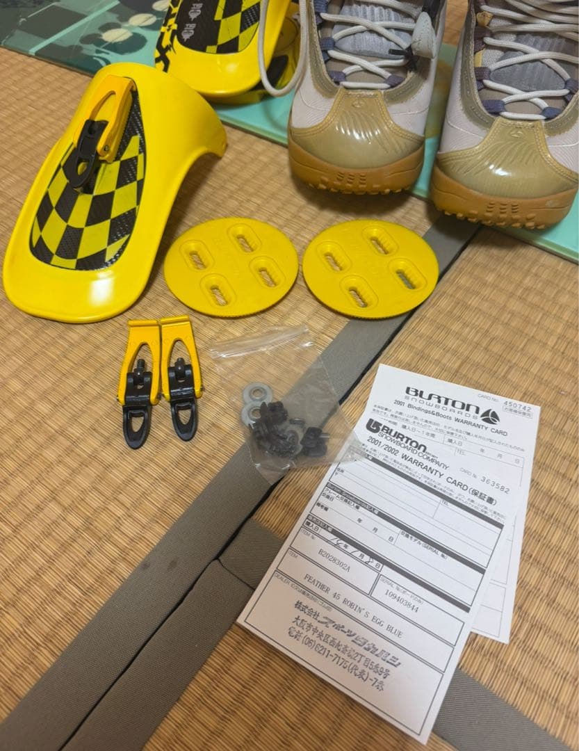 希少Burton 145３点セット 初期ステップオン ケース等付