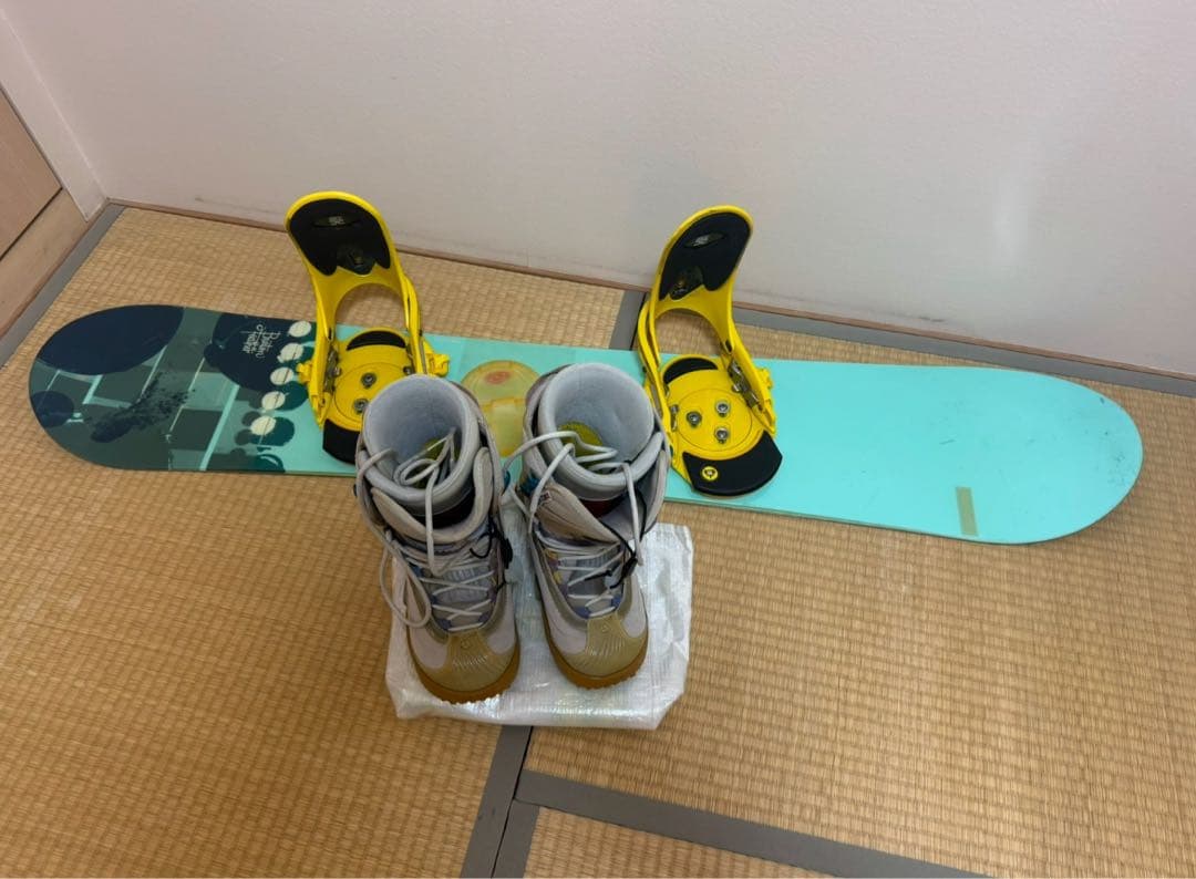 希少Burton 145３点セット 初期ステップオン ケース等付