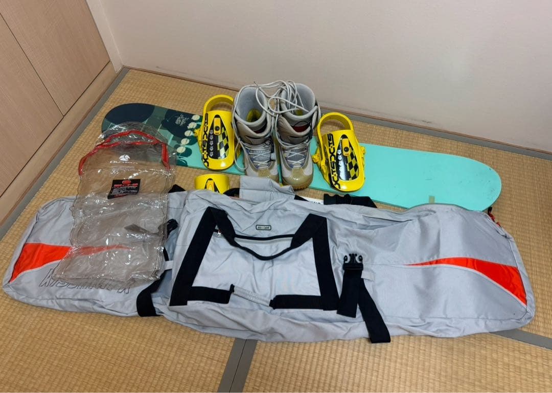 希少Burton 145３点セット 初期ステップオン ケース等付