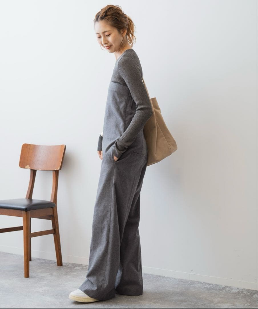 Spick & Span コットンビエラベアトップコンビネゾン