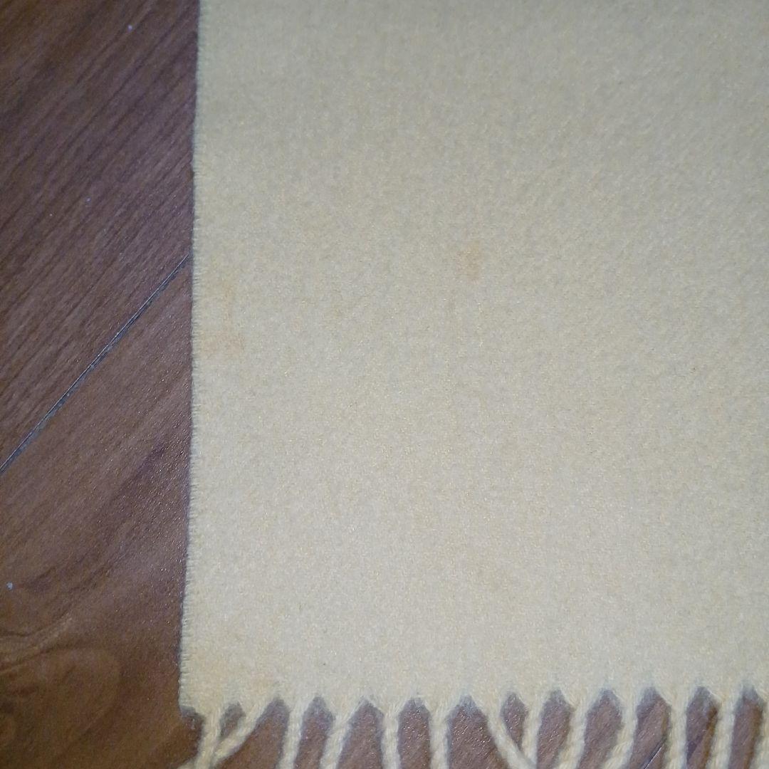 12　エルメス　ストール　大判　ロイヤルクリーニング済み　70×169　イエロー