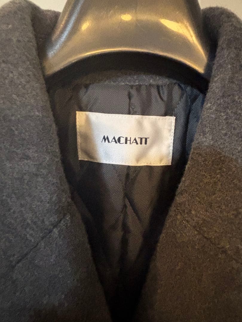 machatt マチャット グレー ウールテーラードジャケット