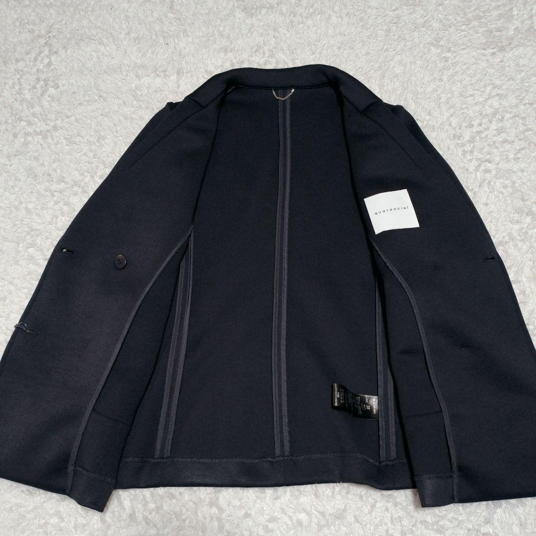 タグ付 quaranciel 紺ブレ 金ボタン 洗える テーラード ジャケット