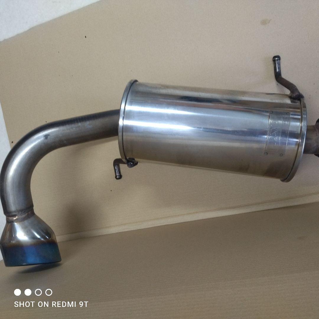 ジムニーjb23 車検対応JASMA スポーツマフラー　 ステンレス