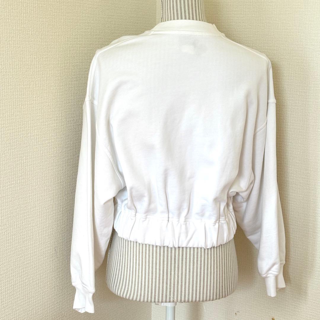 PATOU ショート丈トップス スウェット トレーナー ホワイト XS