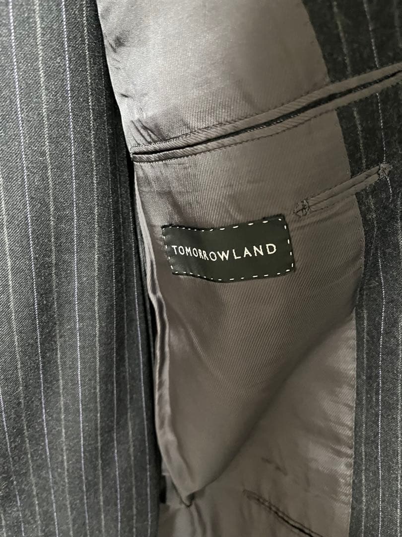 Tomorrowland(カノニコ) グレー サキソニー スーツ サイズ48