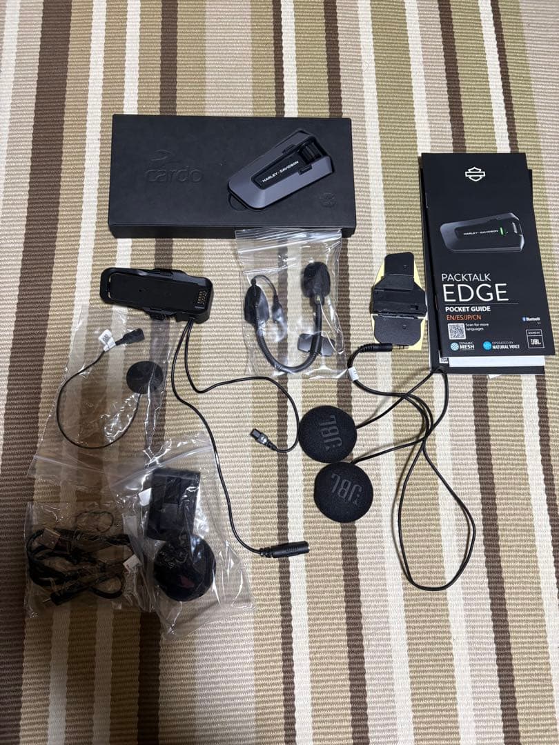[美品]cardo PACKTALK EDGE インカム ハーレーダビッドソン