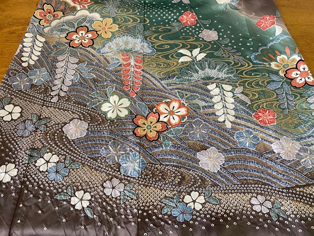 3218 着物　リメイク　ドレス　ワンピース