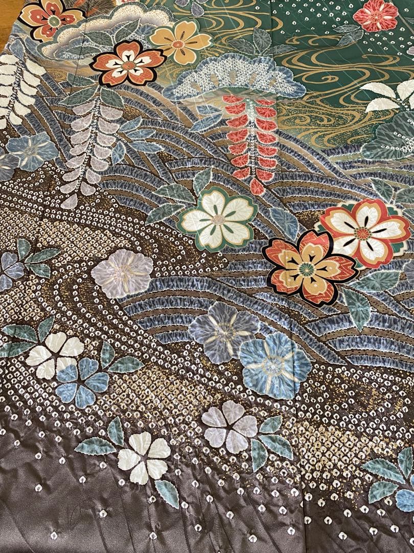 3218 着物　リメイク　ドレス　ワンピース