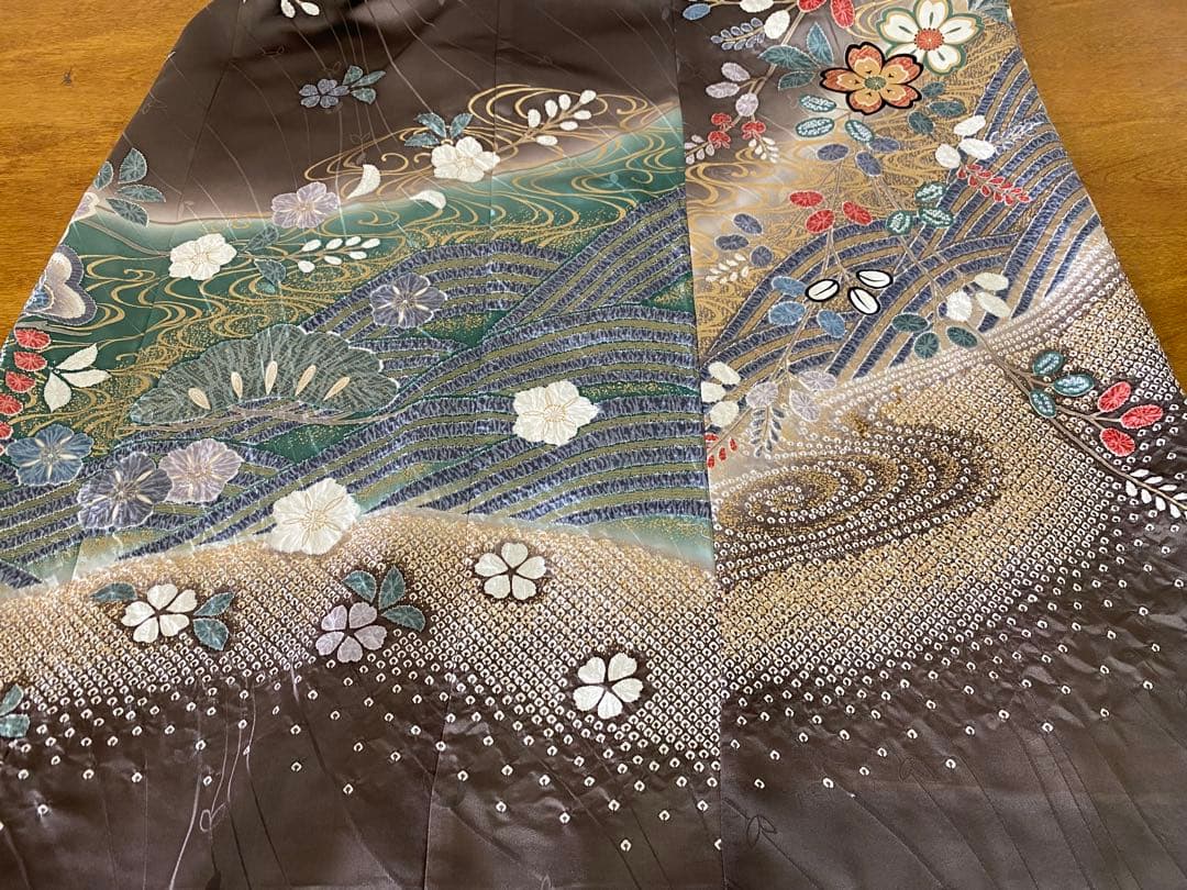 3218 着物　リメイク　ドレス　ワンピース