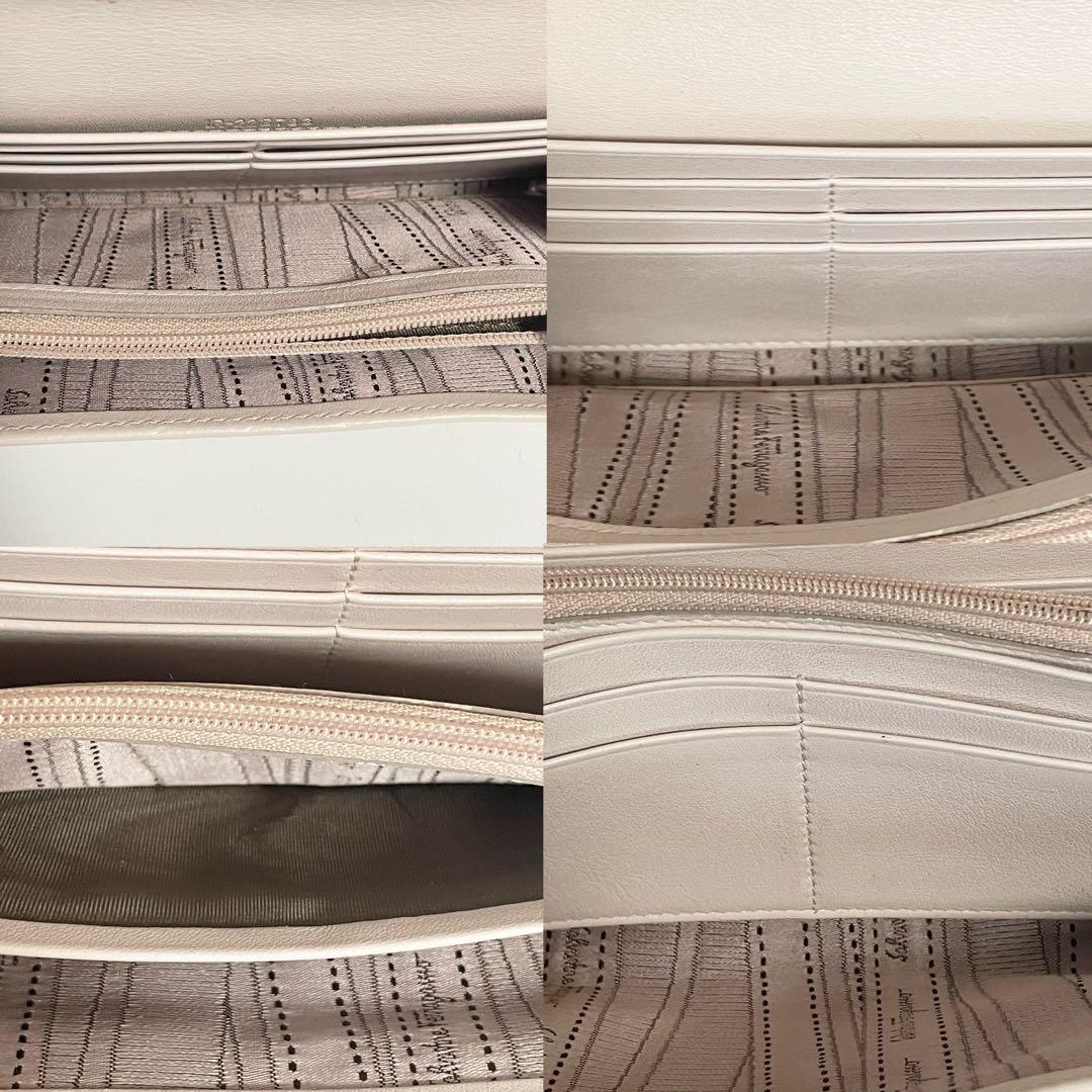 未使用⭐︎サルヴァトーレ フェラガモ　Ferragamo レザー 長財布 リボン