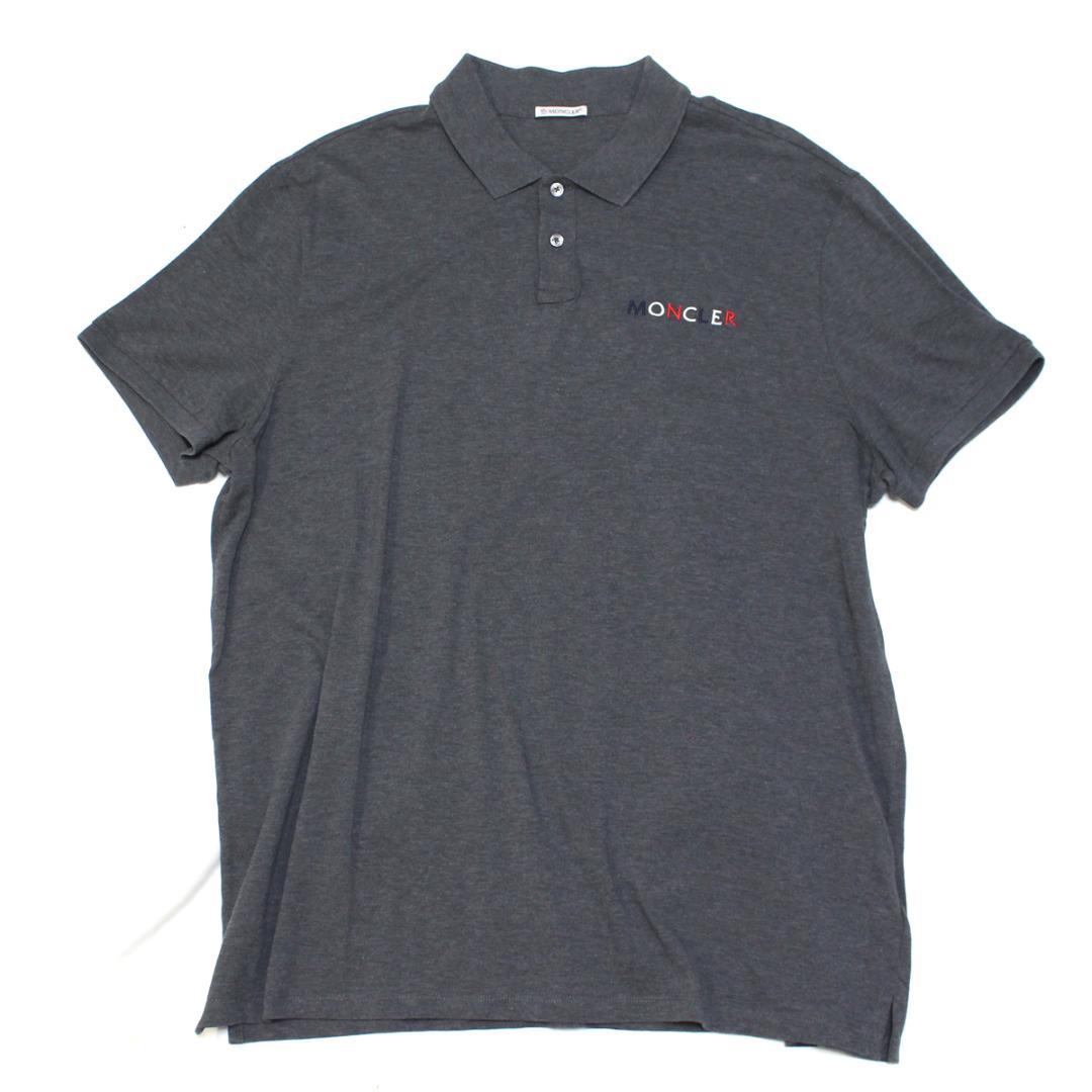 美品 モンクレール コットン 半袖ポロシャツ XXXL 半袖トップス 国内正規