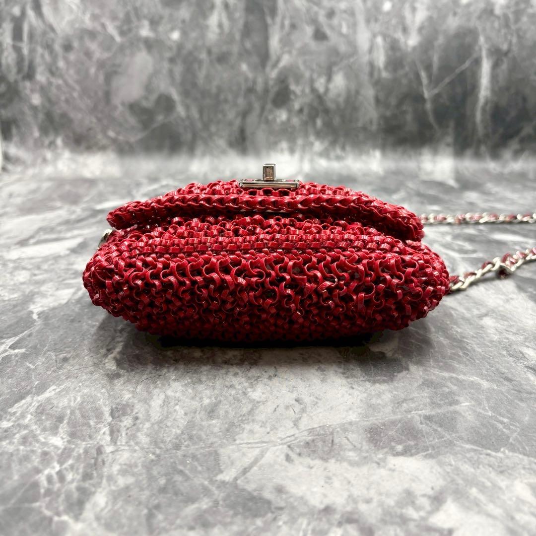 美品✨アンテプリマ ルケット 3way ターンロック ショルダーバッグ 赤