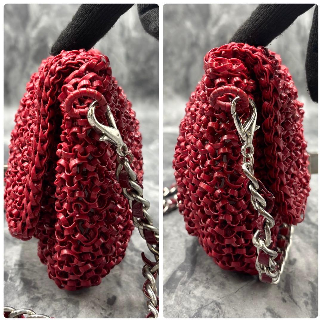 美品✨アンテプリマ ルケット 3way ターンロック ショルダーバッグ 赤