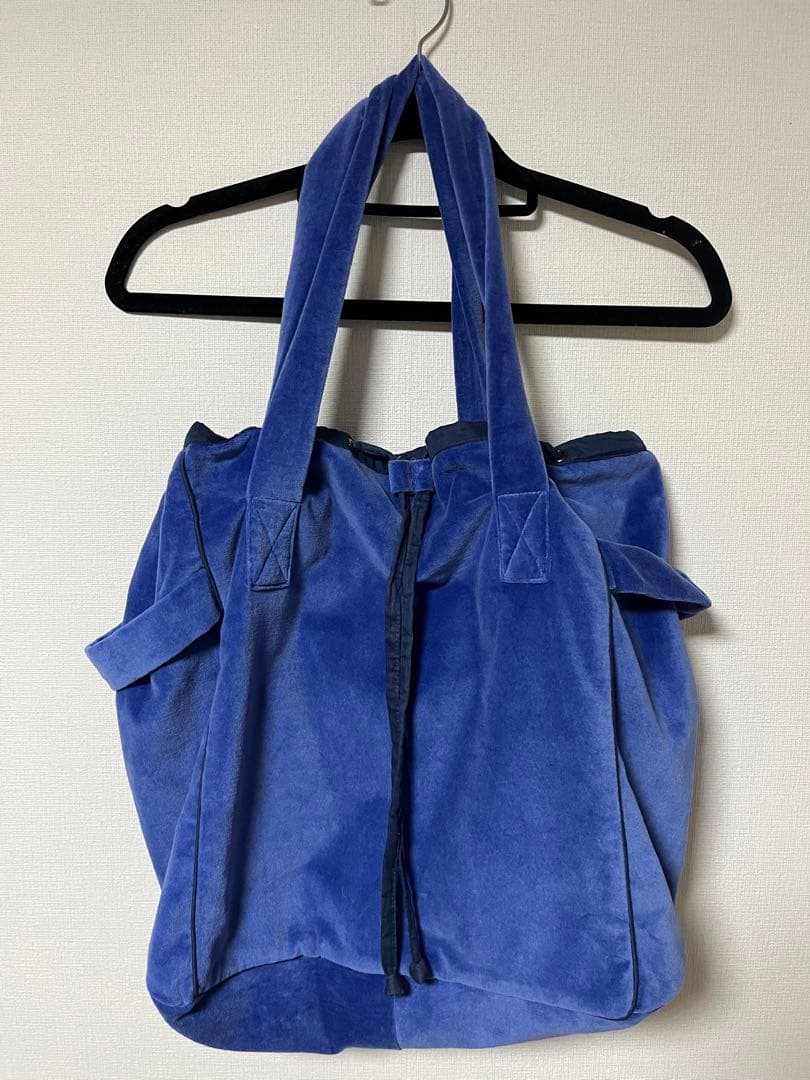 Khadi＆co.　FAUSTO コットンベルベットバッグ