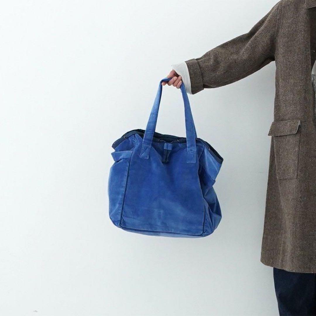 Khadi＆co.　FAUSTO コットンベルベットバッグ