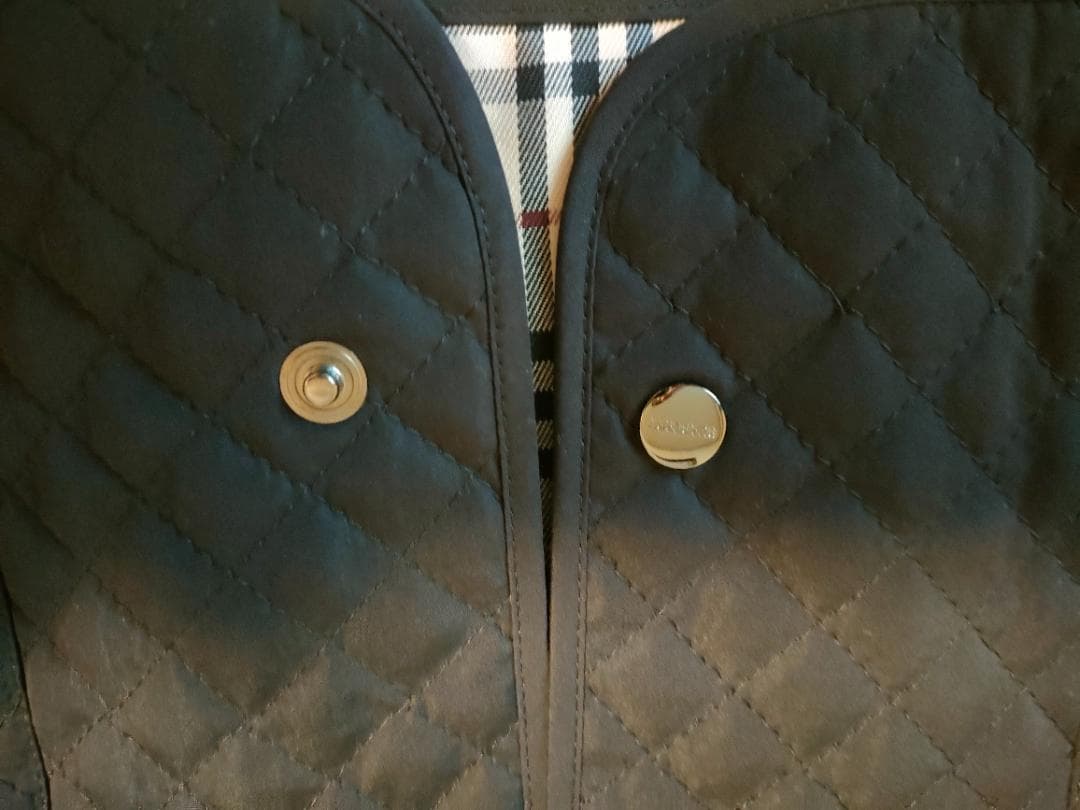 バーバリーキルティングジャケットコート