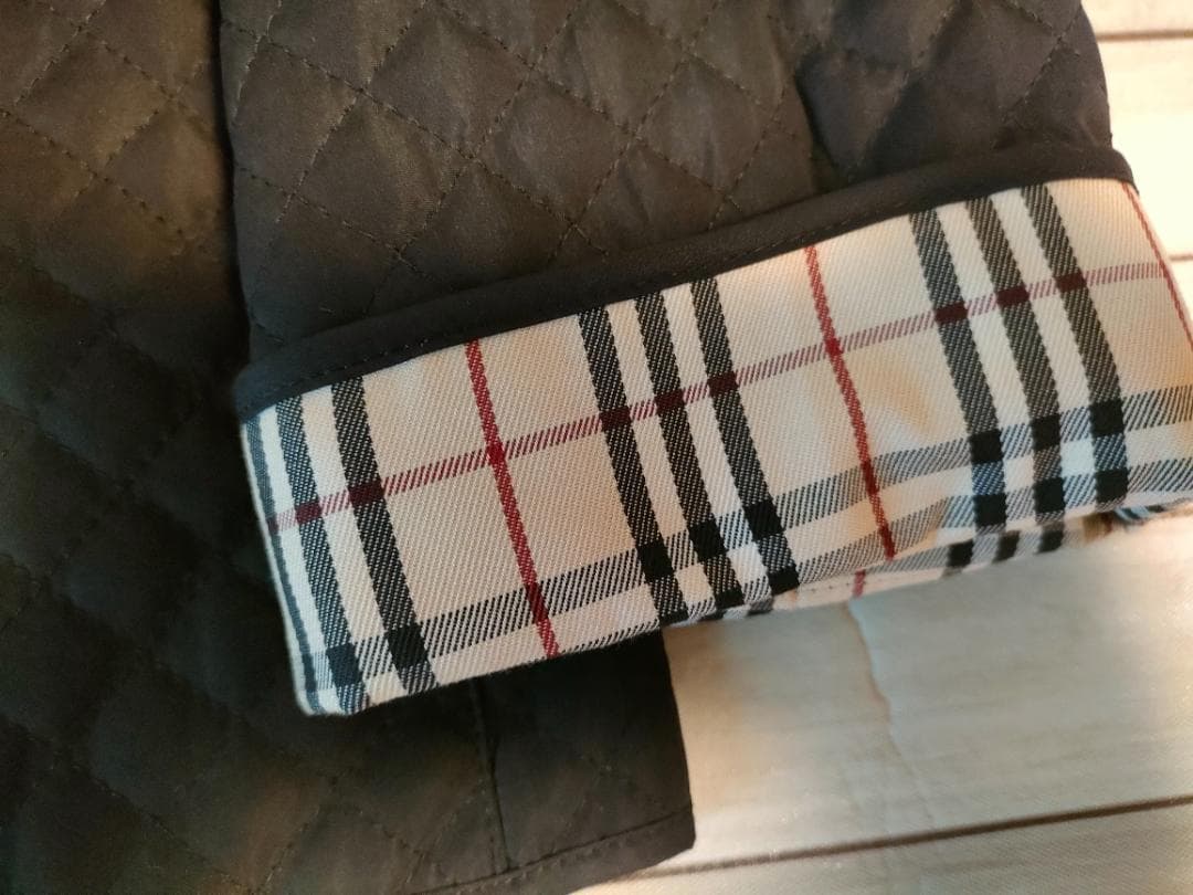 バーバリーキルティングジャケットコート