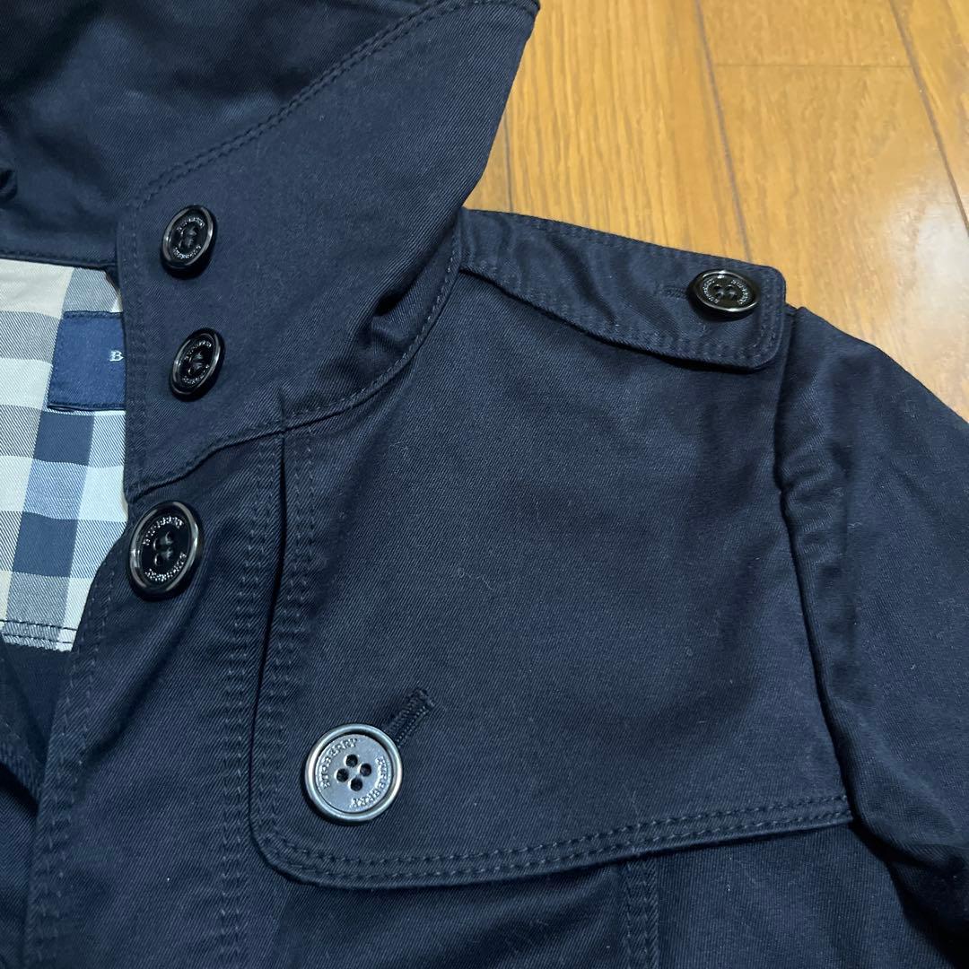 バーバリーロンドン　ジャケット　ブラック×チェック38