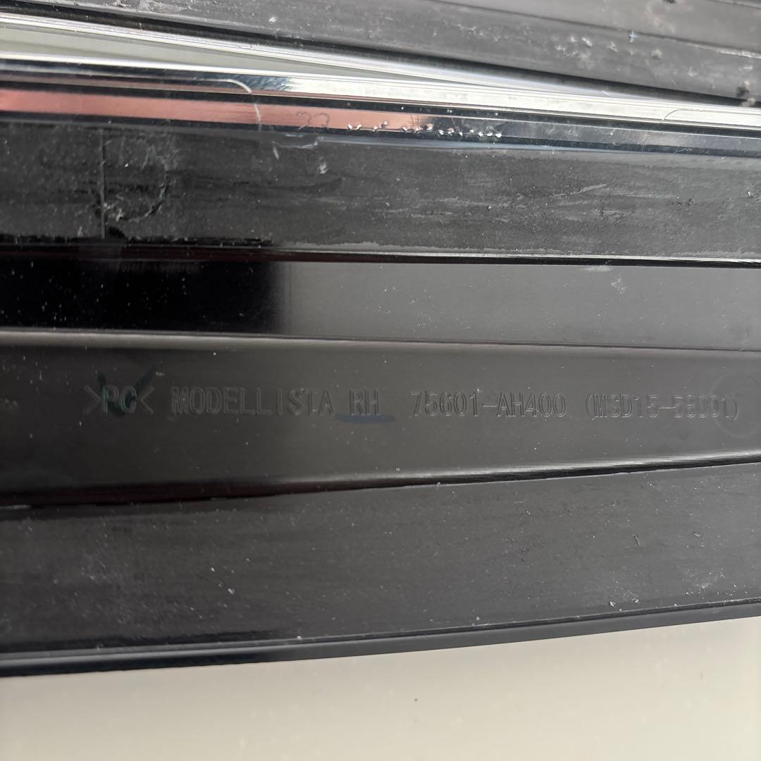 40アルファード　モデリスタ　フェンダーガーニッシュ