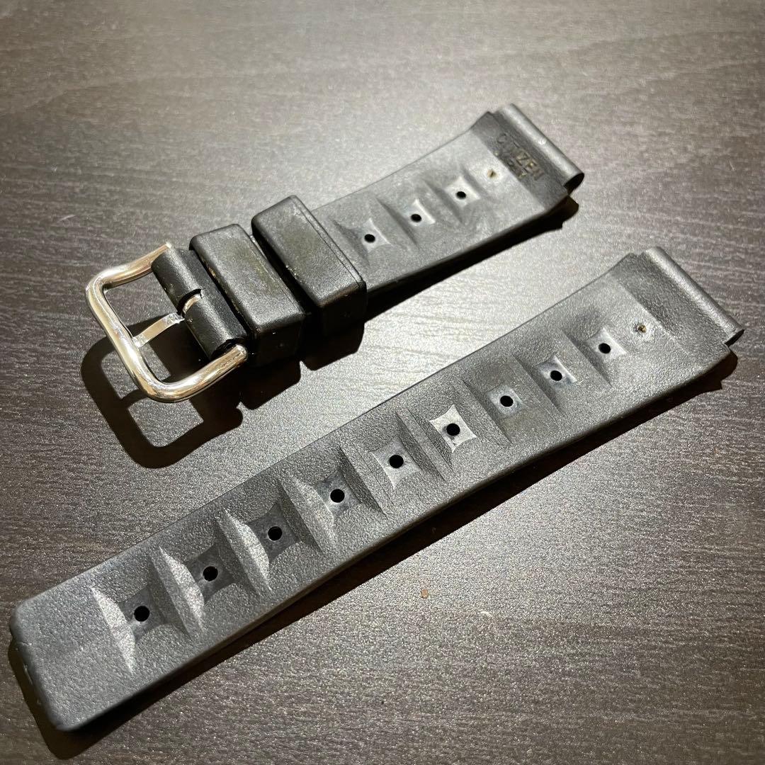 希少 CITIZEN シチズン チャレンジダイバー ラバーベルト ブラック