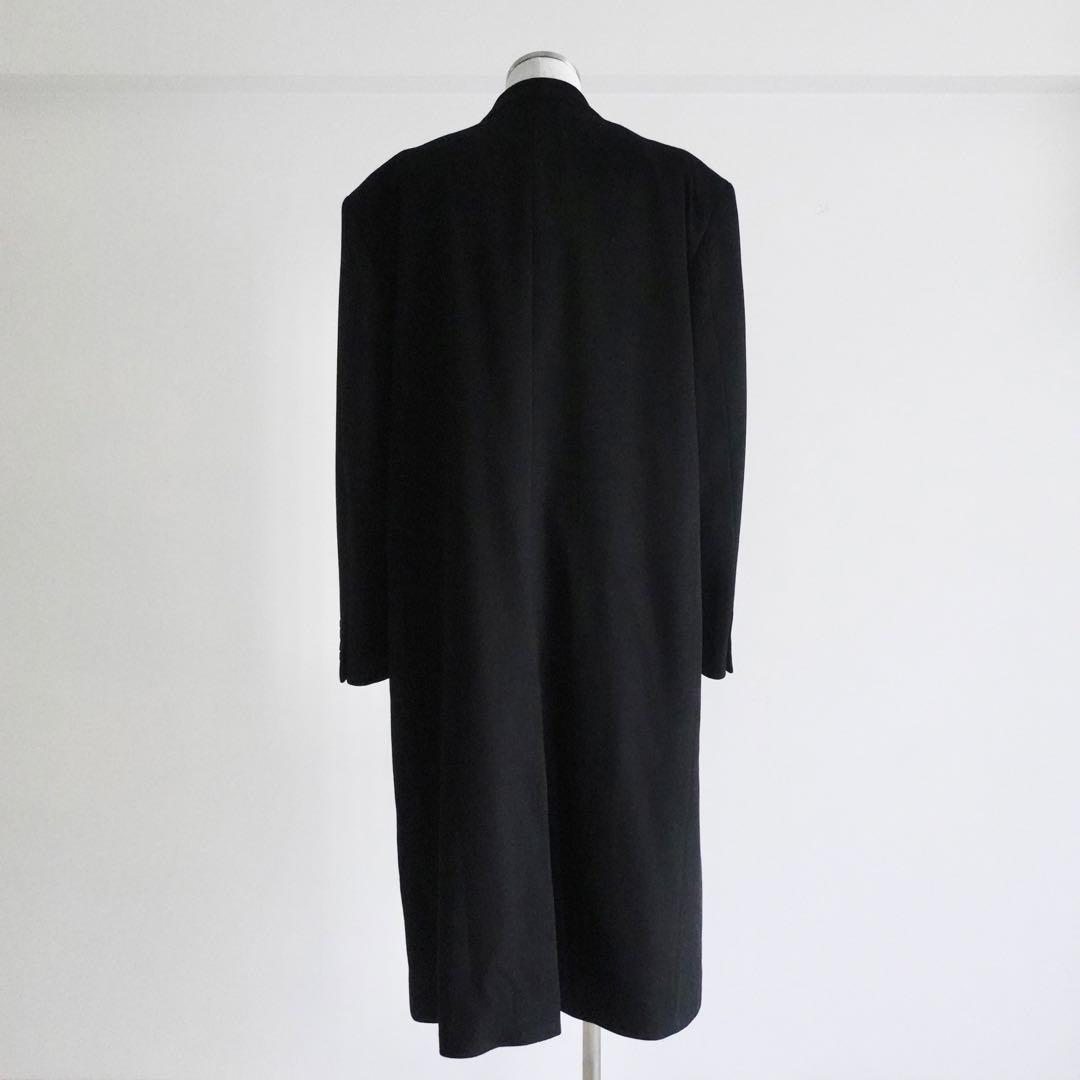 1990s BELLUMORE ピュアカシミア　チェスターコート　ブラック