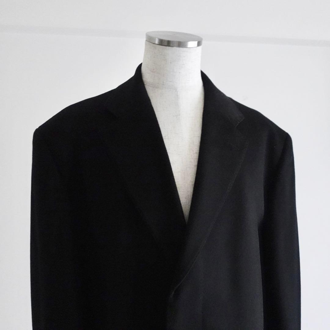 1990s BELLUMORE ピュアカシミア　チェスターコート　ブラック