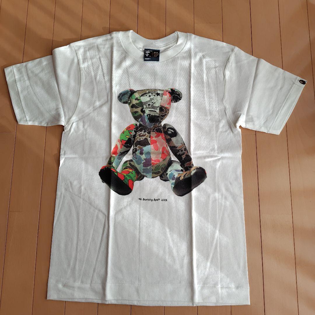 A BATHING APE カモフラージュ テディベア Tシャツ