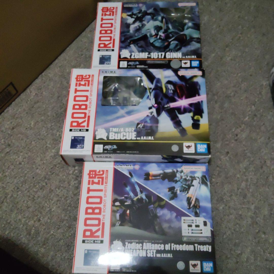 ロボット魂　anime　まとめ　ほぼ未使用　ジン　バグゥ　武器セット